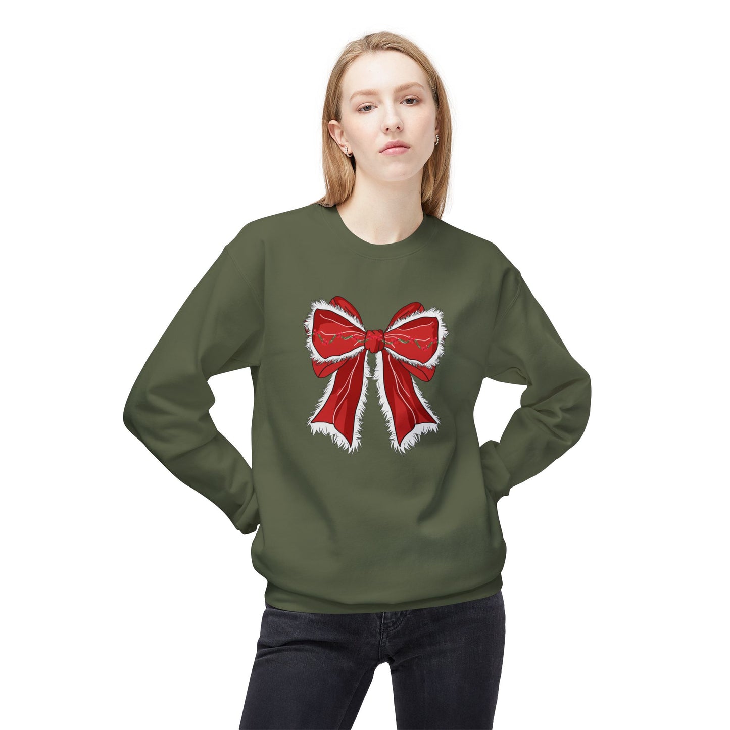 Christmas Bow Sweatshirt | GM50