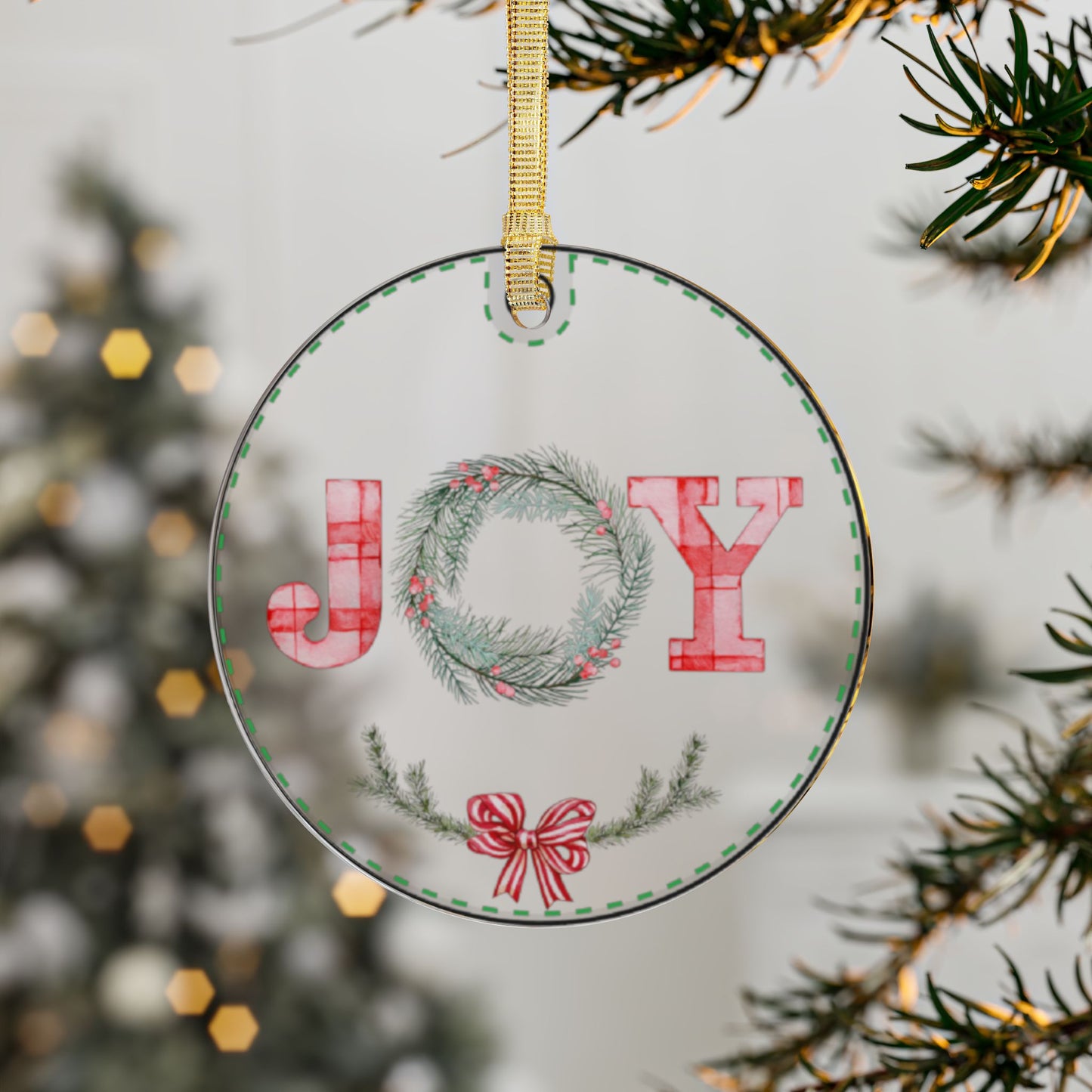 Joy Acrylic Ornament