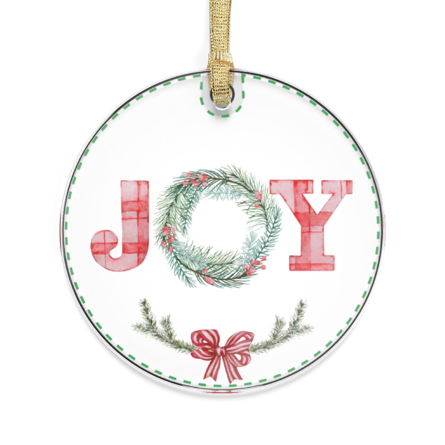 Joy Acrylic Ornament