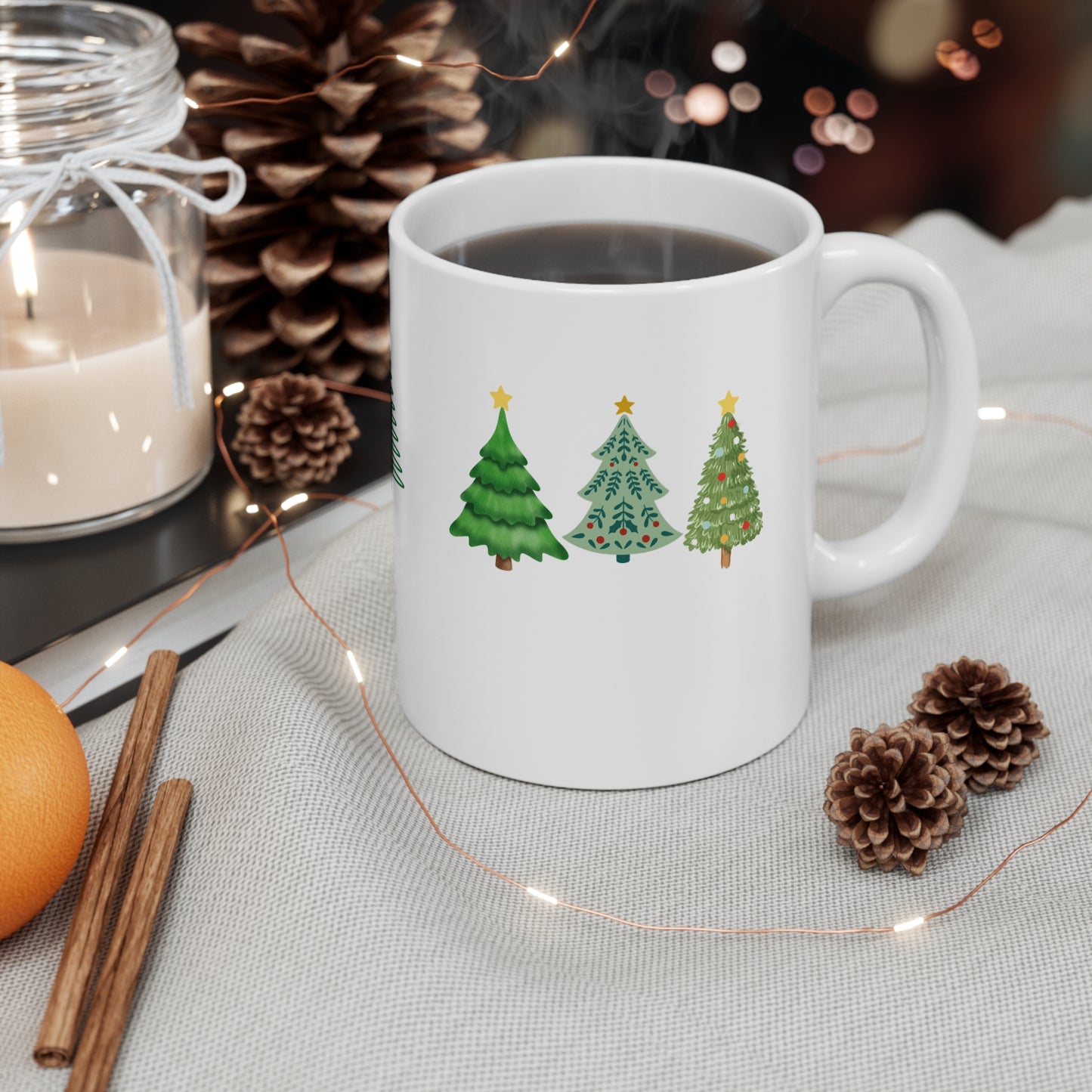 Christmas Tree | White Ceramic Mug