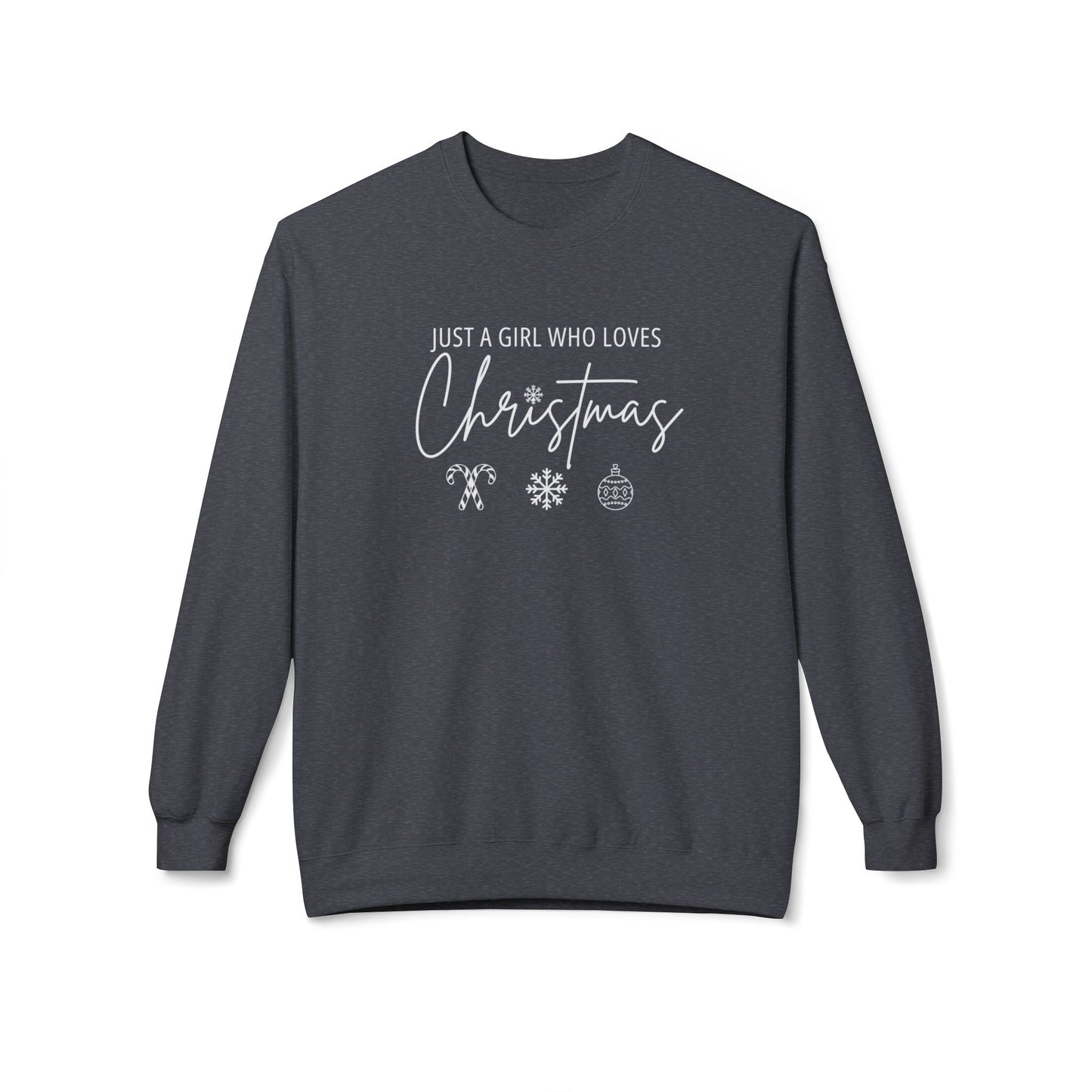 A Girl Who Loves Christmas | Softstyle Sweatshirt | GM9a