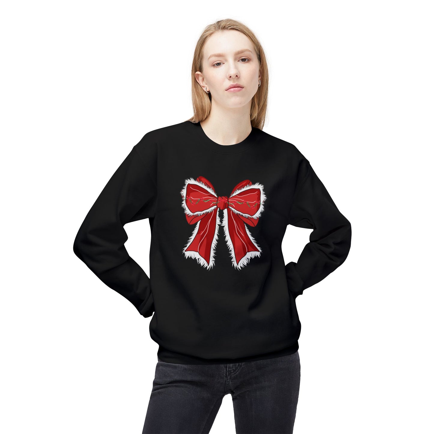 Christmas Bow Sweatshirt | GM50