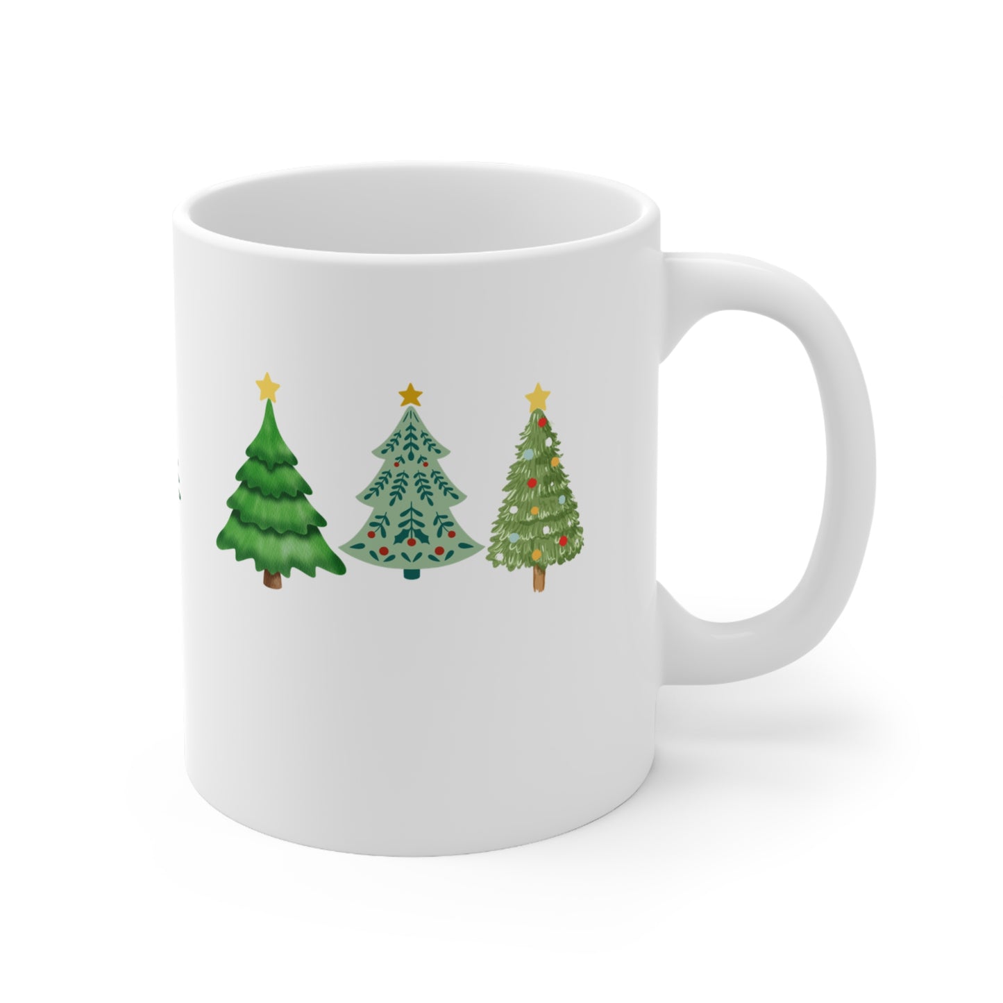 Christmas Tree | White Ceramic Mug