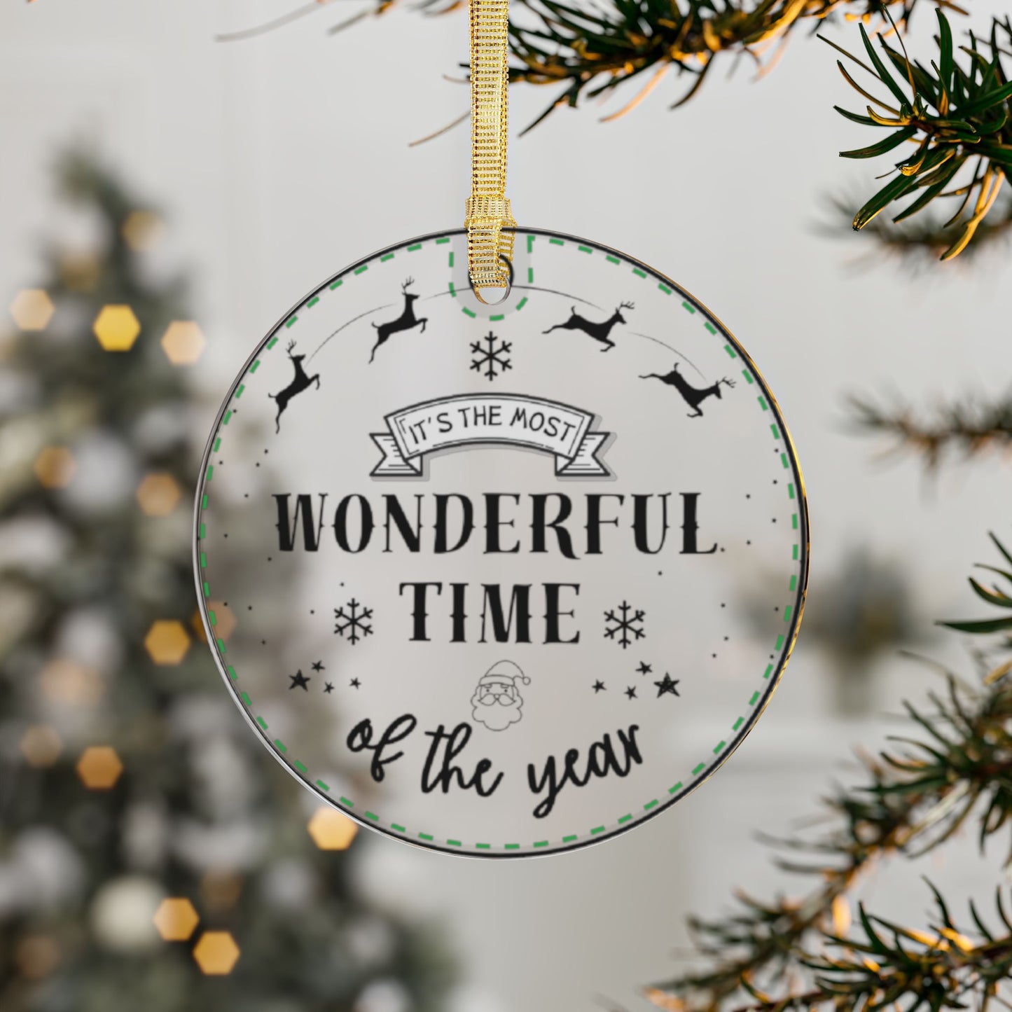 It's The Most Wonderful Time Of The Year | Acrylic Ornament