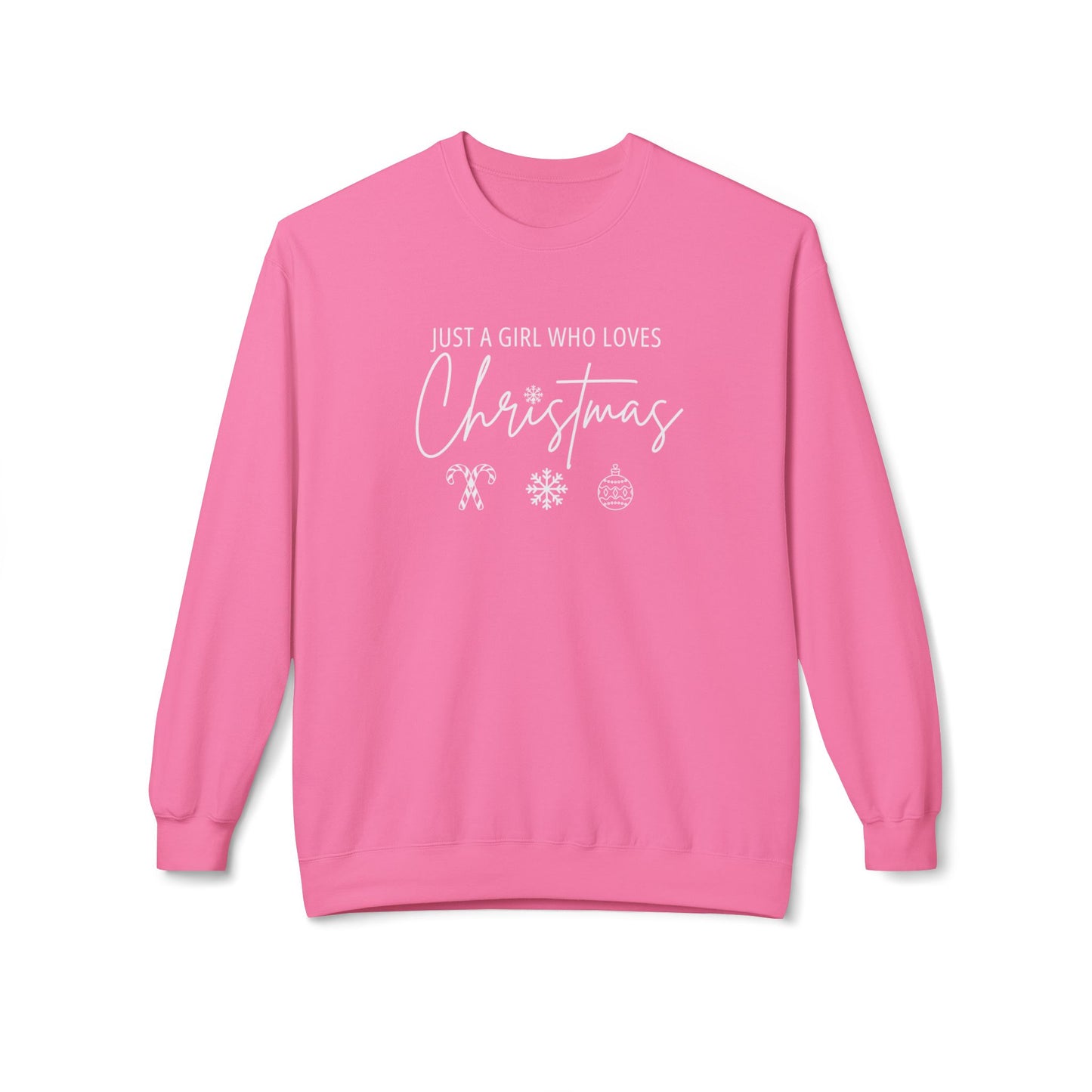 A Girl Who Loves Christmas | Softstyle Sweatshirt | GM9a