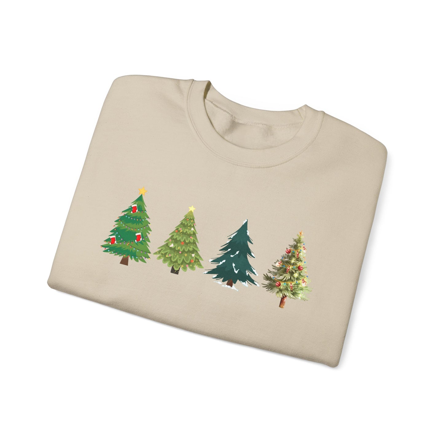 Christmas Unisex Sweatshirt | Christmas Sweater Christmas Crewneck Pullover Christmas Tree Holiday Sweater Winter