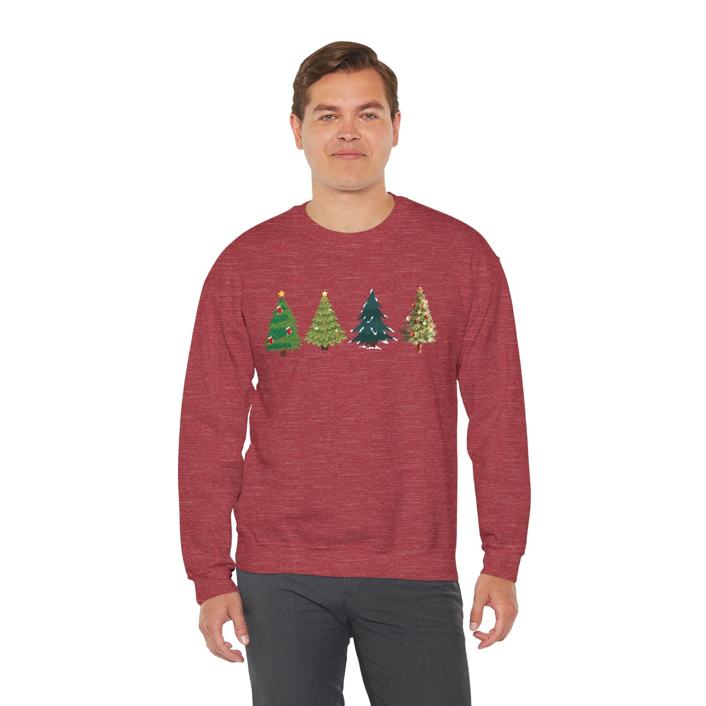 Christmas Unisex Sweatshirt | Christmas Sweater Christmas Crewneck Pullover Christmas Tree Holiday Sweater Winter