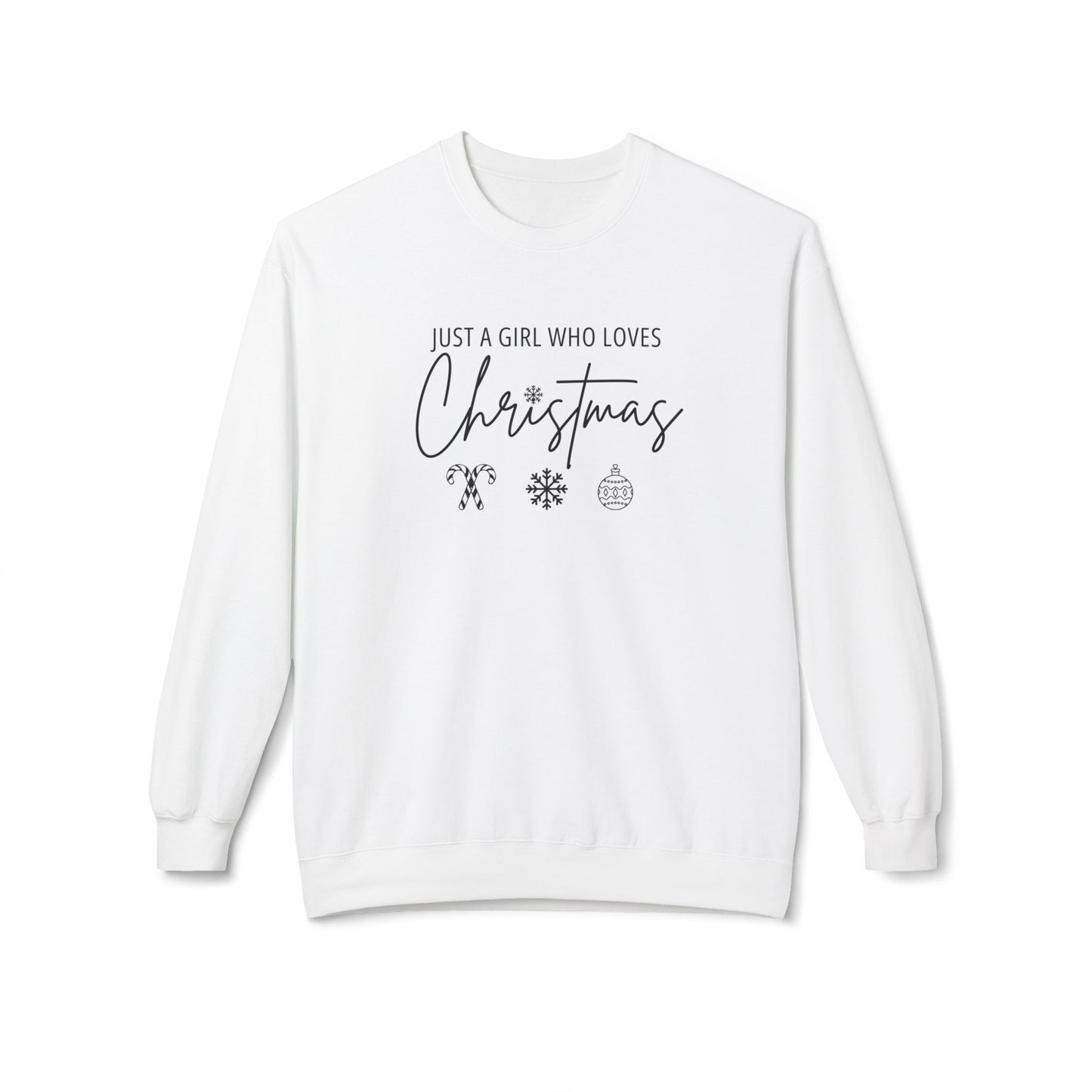 A Girl Who Loves Christmas | Softstyle Sweatshirt | GM9a