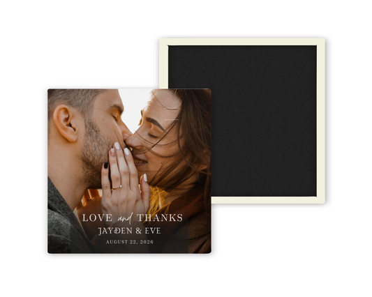 Thank You Custom Photo Magnet