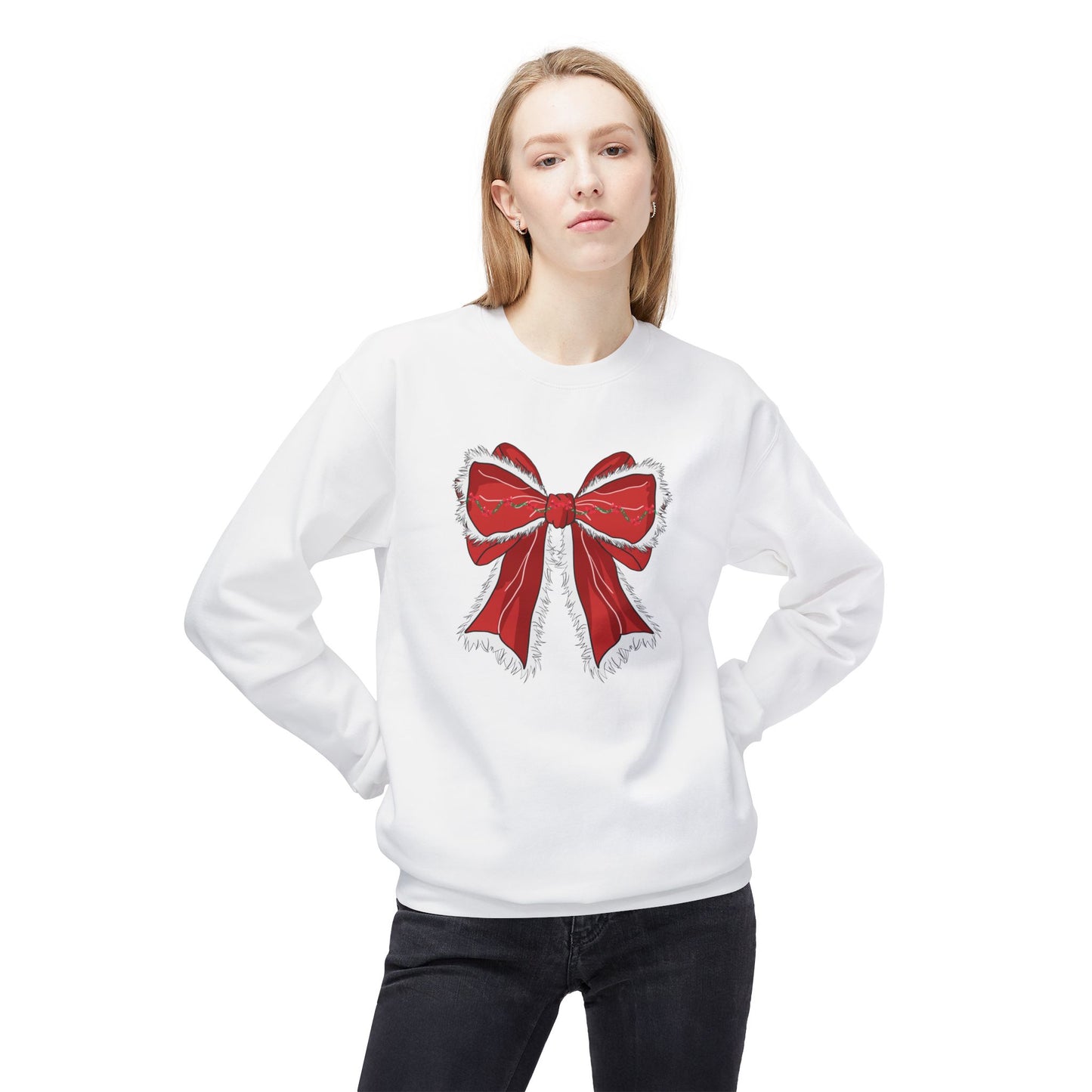 Christmas Bow Sweatshirt | GM50