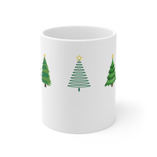 Christmas Tree | White Ceramic Mug