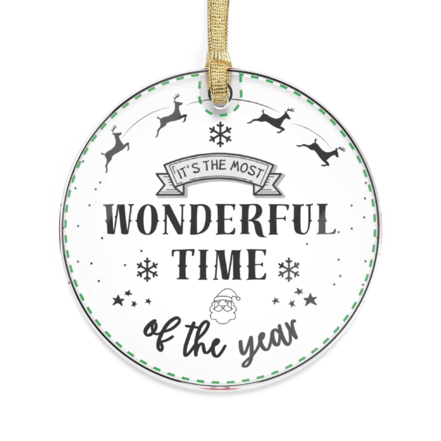 It's The Most Wonderful Time Of The Year | Acrylic Ornament