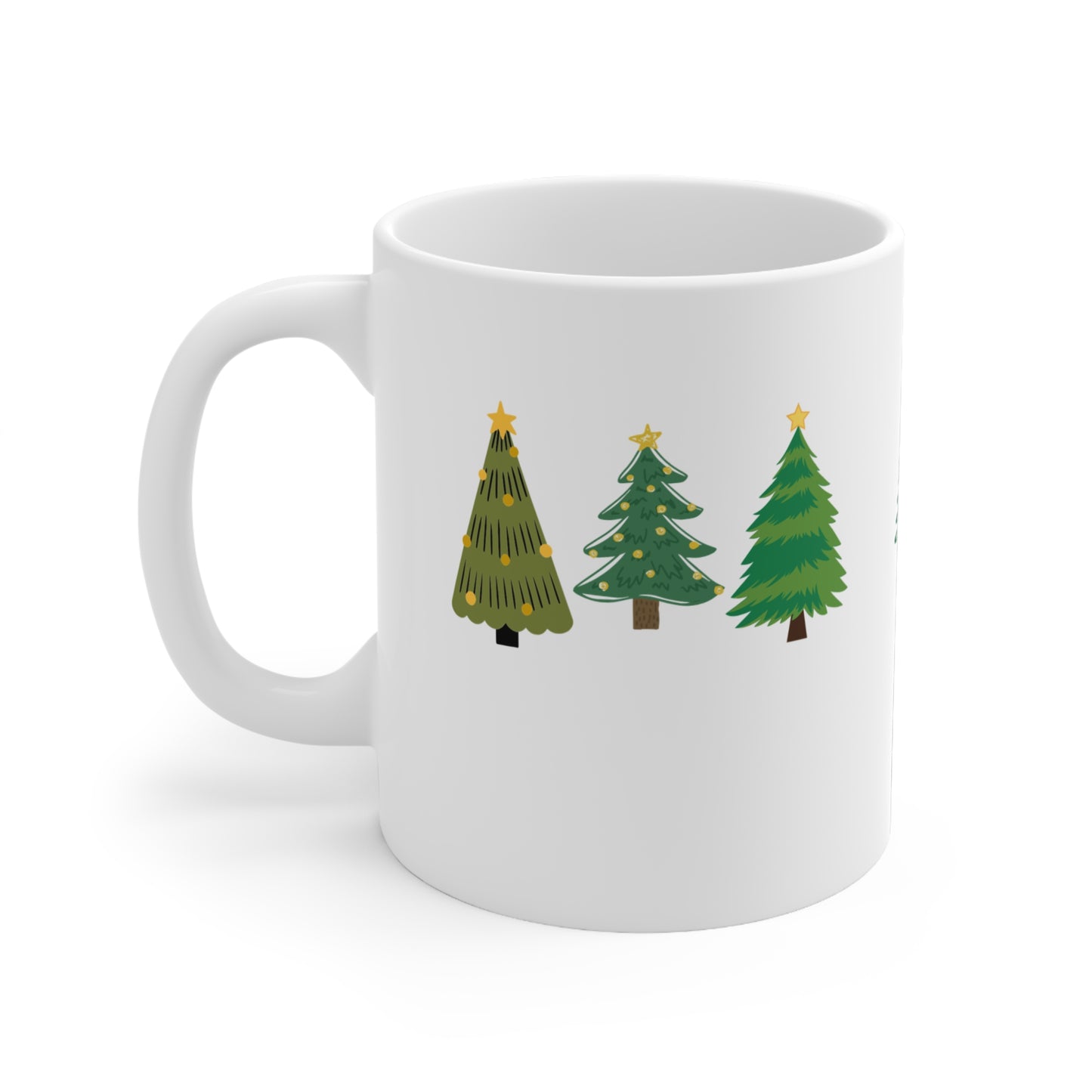 Christmas Tree | White Ceramic Mug