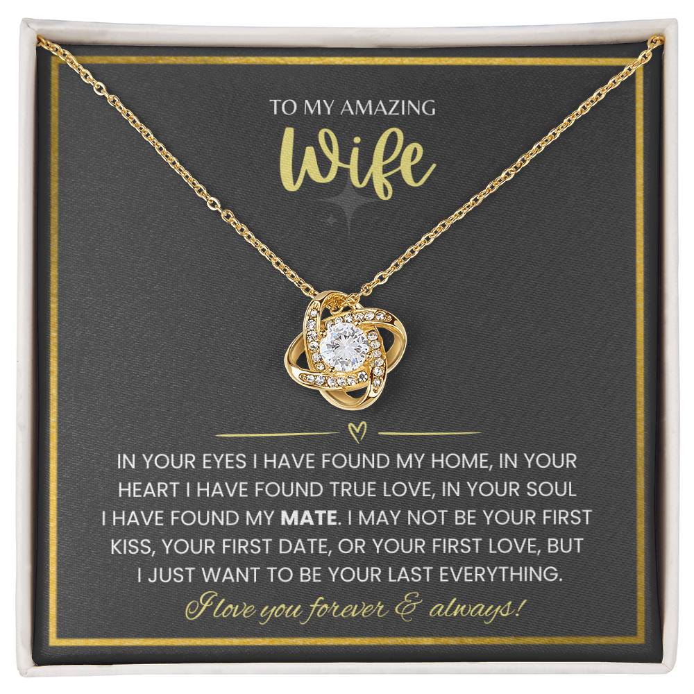 To My Amazing Wife Luxury Giftset | Love Knot Necklace | GM54