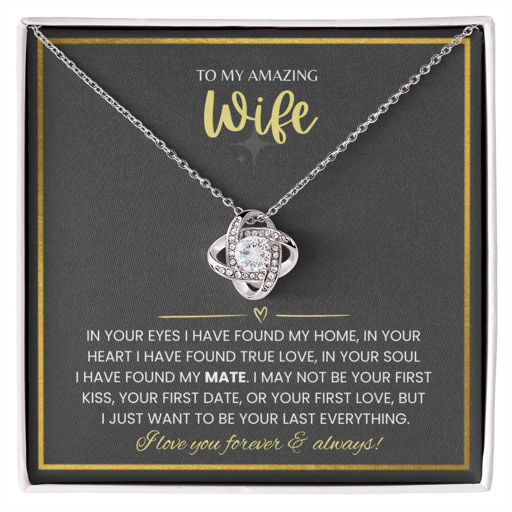 To My Amazing Wife Luxury Giftset | Love Knot Necklace | GM54