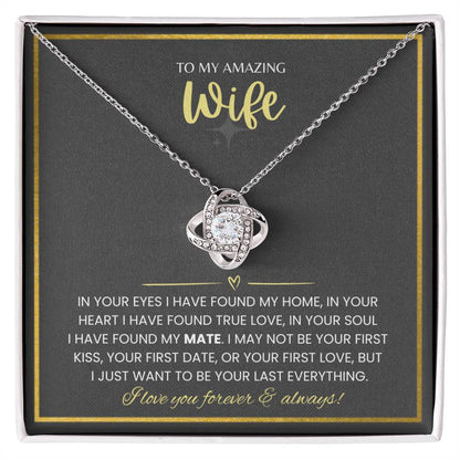 To My Amazing Wife Luxury Giftset | Love Knot Necklace | GM54