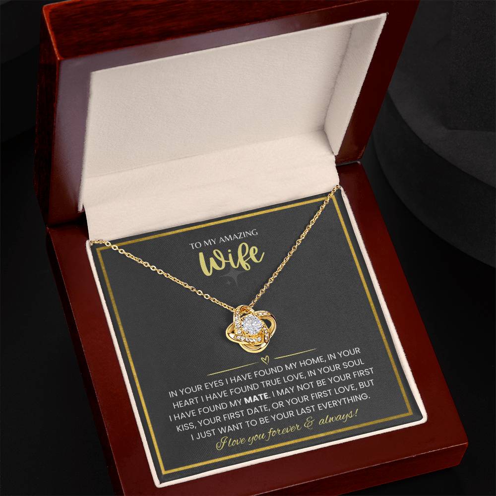 To My Amazing Wife Luxury Giftset | Love Knot Necklace | GM54