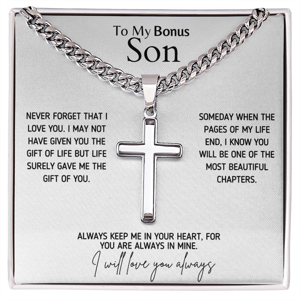 To My Bonus Son Necklace | Luxury Giftset | GM47