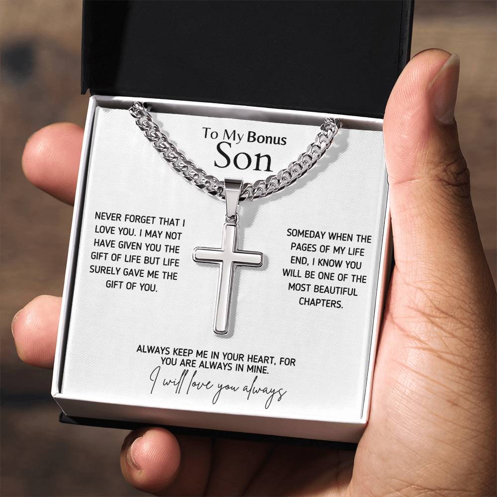 To My Bonus Son Necklace | Luxury Giftset | GM47