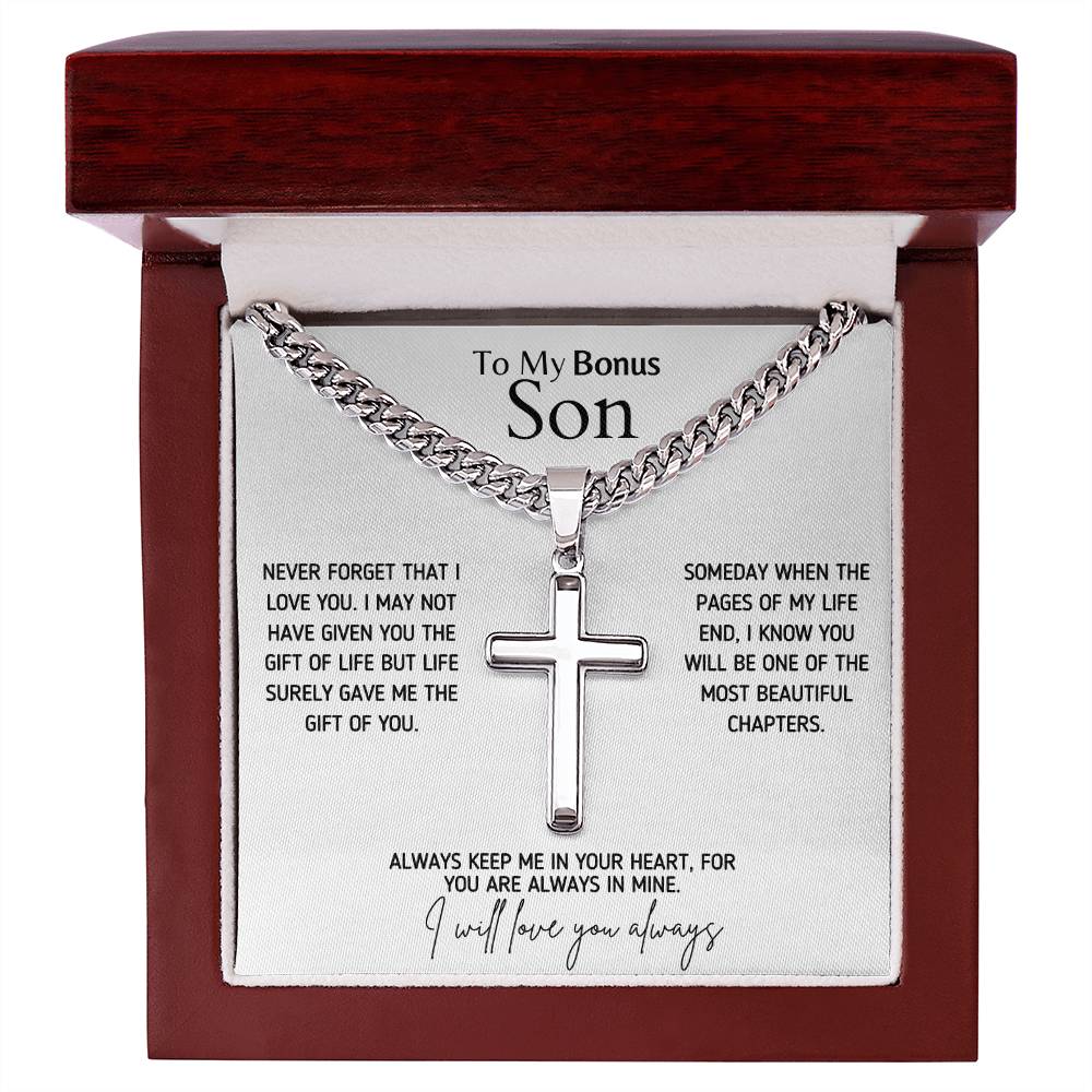 To My Bonus Son Necklace | Luxury Giftset | GM47