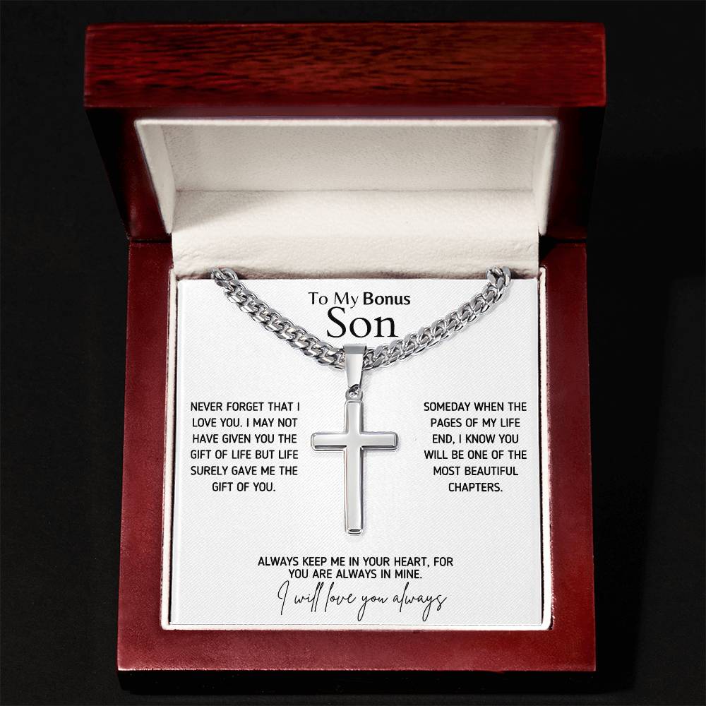 To My Bonus Son Necklace | Luxury Giftset | GM47