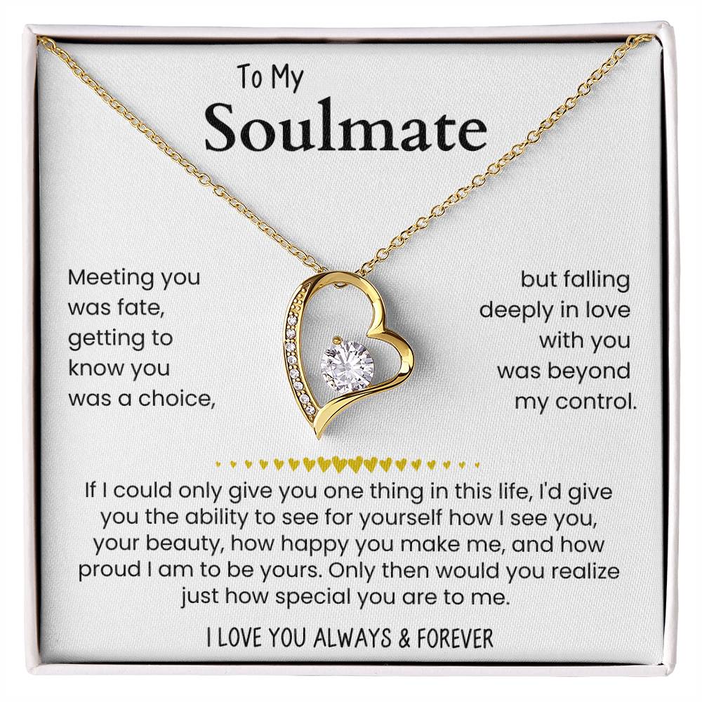 To My Soulmate Luxury Giftset | Love Necklace | GM104