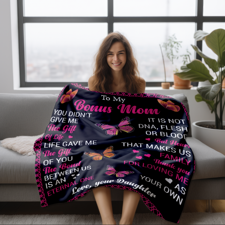 To My Bonus Mom | FLM Arctic Fleece Blanket 50x60 | GM44