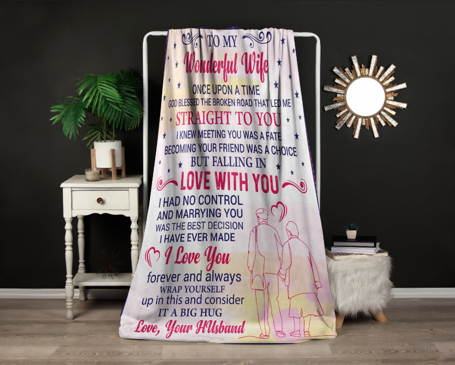 To My Wonderful Wife | FLM Arctic Fleece Blanket 50x60 | GM46