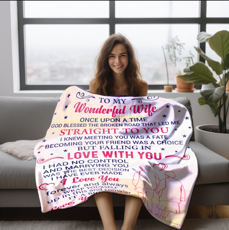 To My Wonderful Wife | FLM Arctic Fleece Blanket 50x60 | GM46